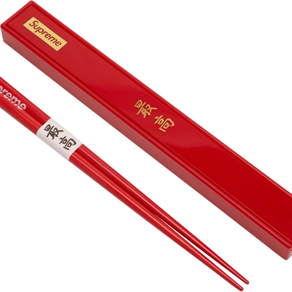 Supreme Red Chopsticks with Box